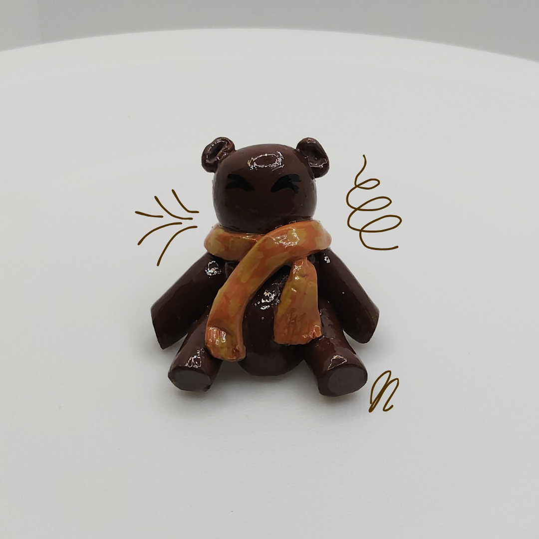 'Chestnut the Cozy Bear' Desk Friend