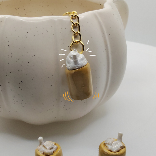 'Pumpkin Spice Iced Latte Charm'