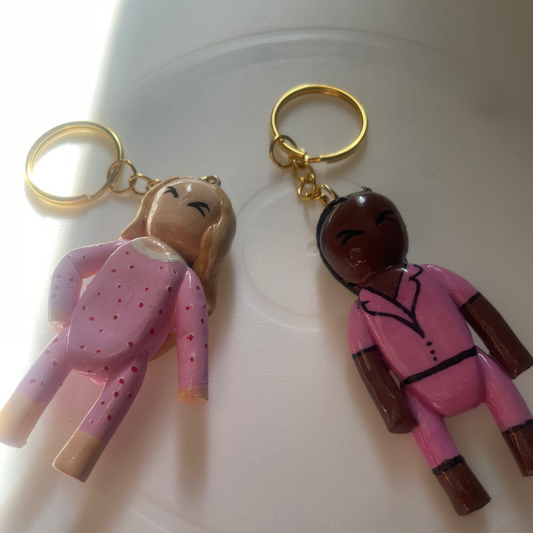 Self Care Figure Charm - Braided Hair