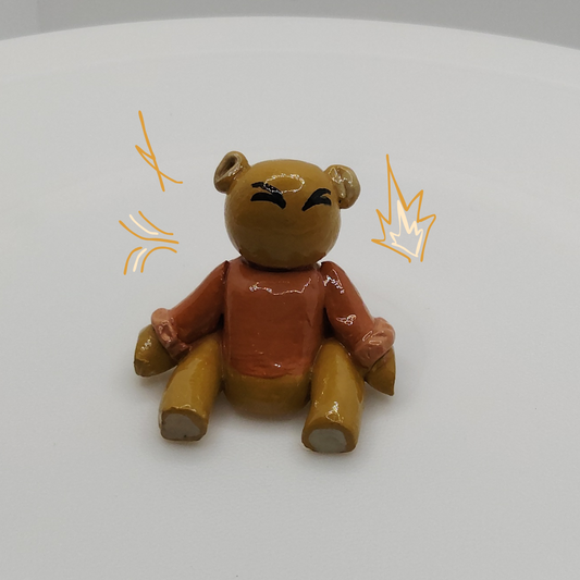 'Maple the Classy Bear' Desk Friend